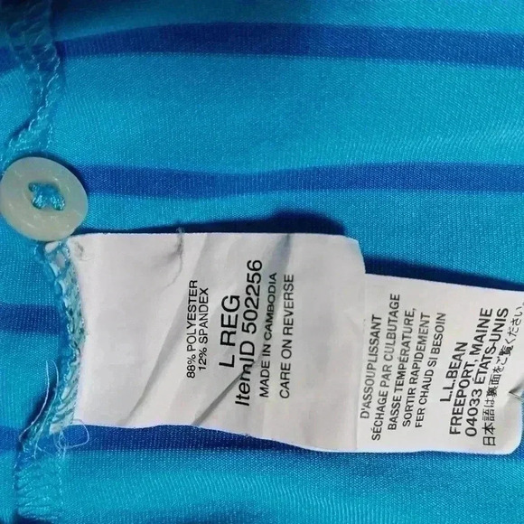 Llbean short sleeve  Performance polo shirt. Size Men's L Reg. - Picture 6 of 6